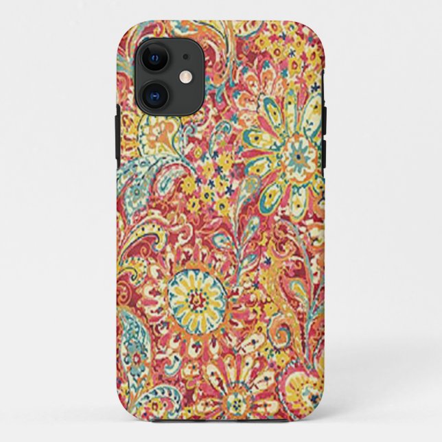 Funda colorido Floral para iPhone 5G (Reverso)