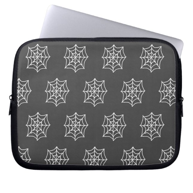 Funda Comprimido Spiderweb (Gris blanco y oscuro) (Frente)