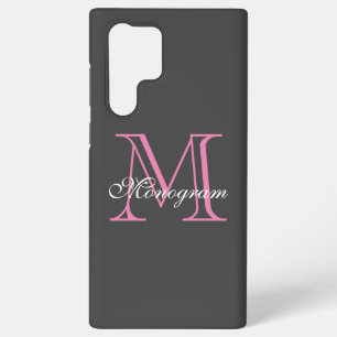 Funda con monograma para Samsung Galaxy S22 Ultra