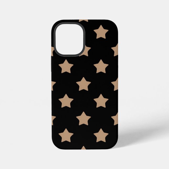 Funda con patrón de estrellas para iPhone 12 Mini (Reverso )