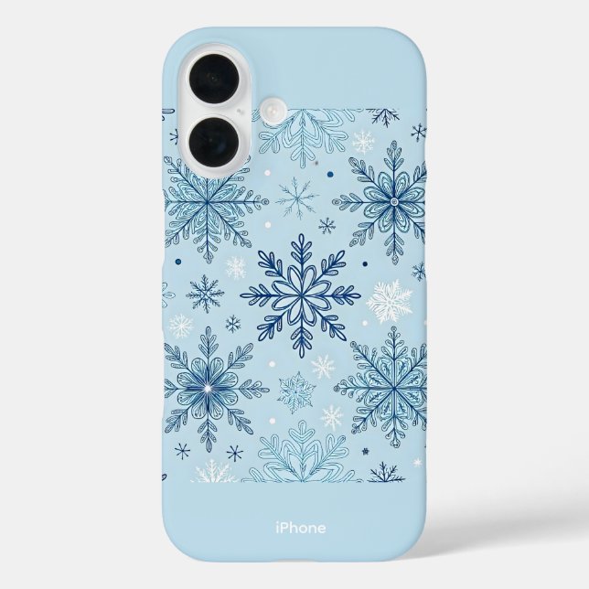 Funda Crystal Snow Premium iPhone 16 (Reverso )