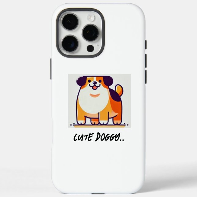 Funda Cute Doggy iPhone 16 (Reverso)