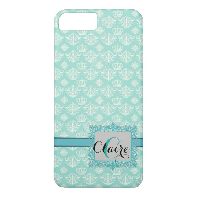 Funda Damask personalizado para iPhone 7 Plus (Reverso)