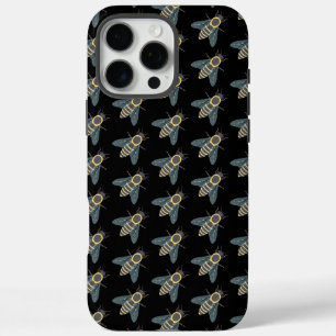 Funda de abeja de miel (negro) - iPhone (16 Pro Ma
