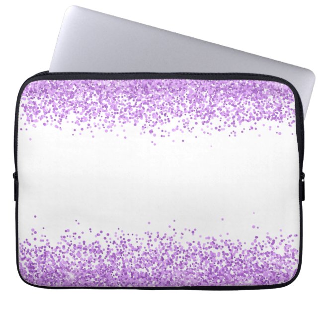 Funda de aire para iPad Purpurina púrpura (Frente)