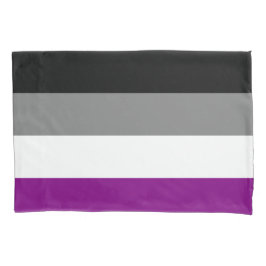 Funda de almohada asexual de la bandera