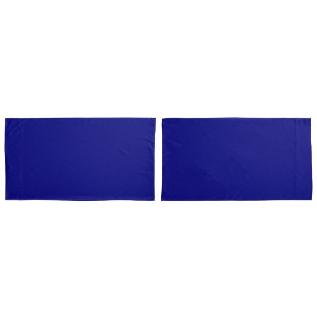 Funda de almohada azul de la marina de moda en tam (Anverso - Set)