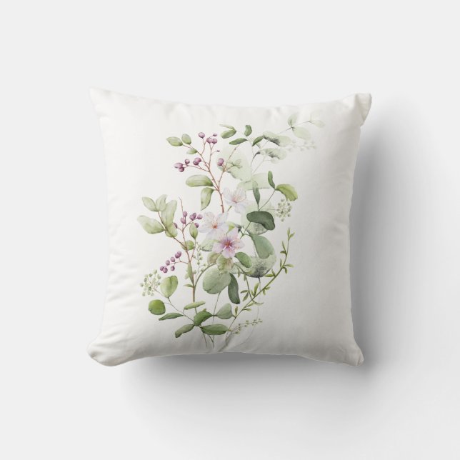 Funda de Almohada Botánica Estética Suave Minimali (Anverso)