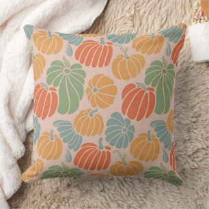 Funda de almohada de calabaza otoñal - Decoración