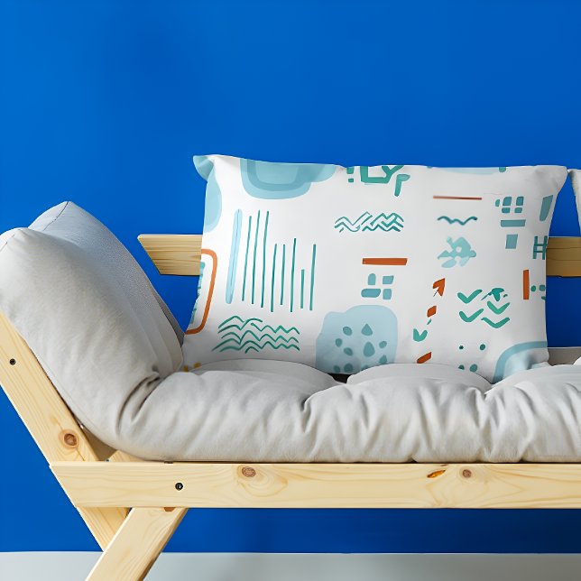 Funda de almohada de diseño de acuarela abstracta (Subido por el creador)