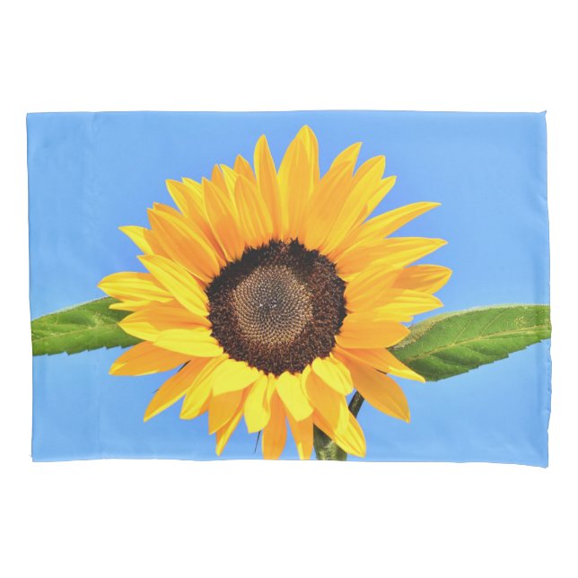 Funda de almohada de girasol (Anverso)