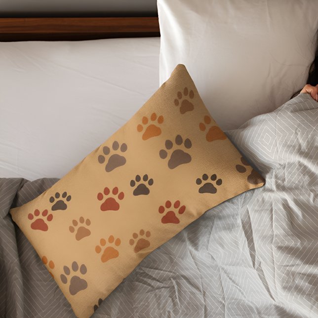 Funda de almohada de impresión de perro marrón (Subido por el creador)
