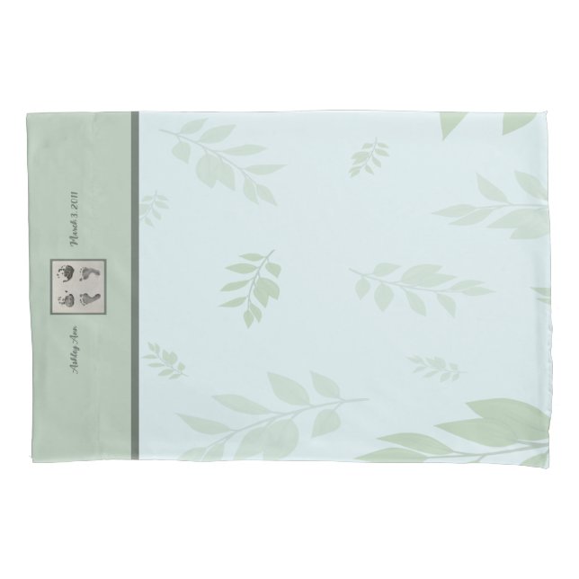 Funda de almohada de los pies de los bebés (Anverso)