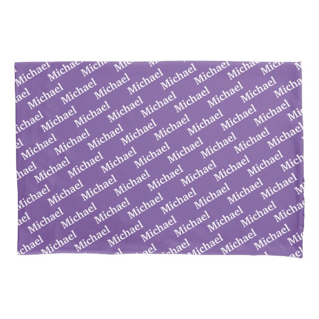 Funda de almohada de patrón personalizado (Anverso)
