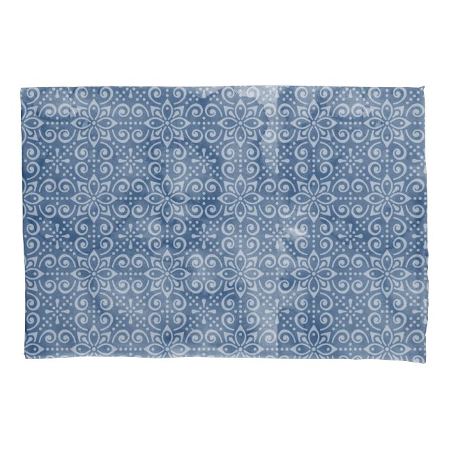 Funda de almohada del batik de la marina de guerra (Anverso)