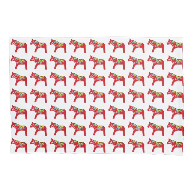 Funda de almohada del caballo de Dala (Anverso)