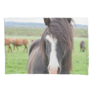 Funda de almohada del caballo del tamaño estándar