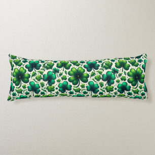 Funda de almohada del día de San Patricio de trébo