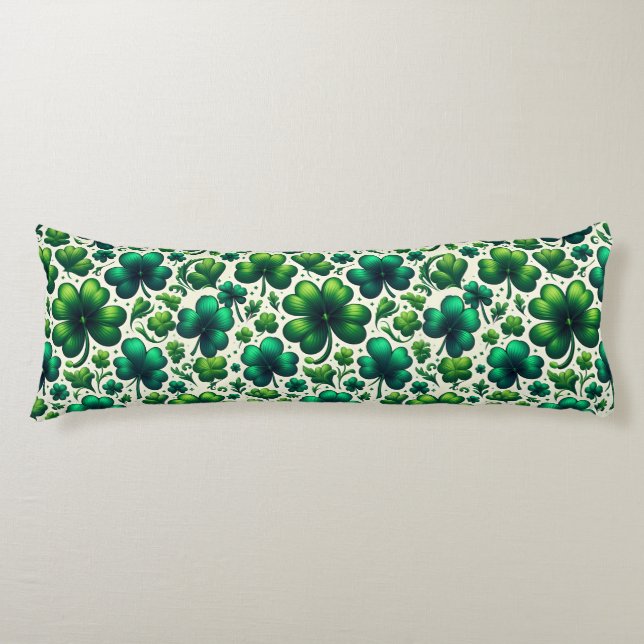 Funda de almohada del día de San Patricio de trébo (Anverso)