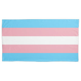 Funda de almohada del rey de la bandera transgéner