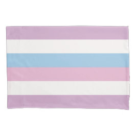 Funda de almohada estándar de bandera intersexual