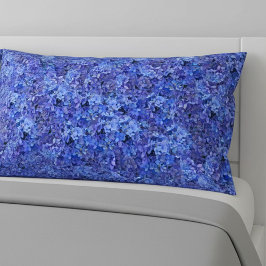 Funda de almohada floral de Hortensia Azul Brillan