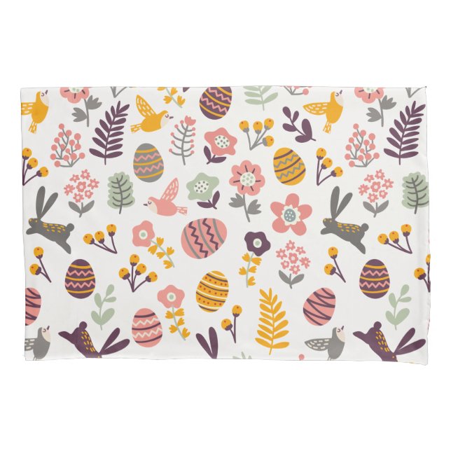 Funda de almohada floral del modelo el | de la (Anverso-izquierdo)