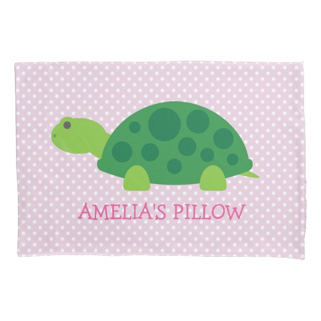 Funda de almohada linda del dormitorio del chica (Anverso)