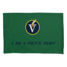 Funda de almohada VIRTUE HEROES - Verde