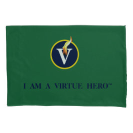 Funda de almohada VIRTUE HEROES - Verde