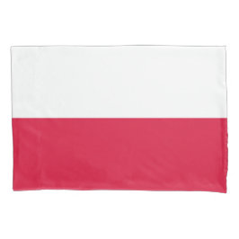 Funda de almohadas de la bandera polaca (Polonia)