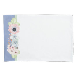 Funda de almohadas de las flores del bonito Pastel