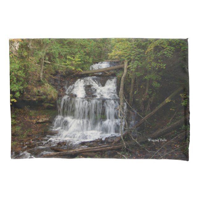 Funda de almohadas de Wagner Falls (Anverso)
