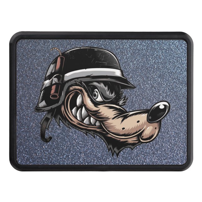 Funda de anclaje de lóbulo negro (Hitch Cover) (Anverso)