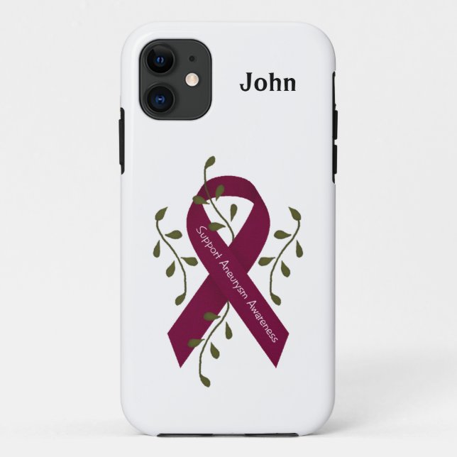 Funda de Aneurysm Awareness iPhone 11 (Reverso)