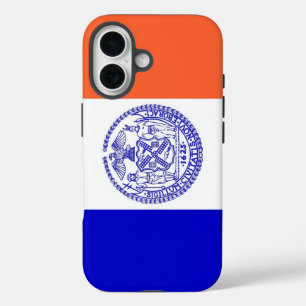 Funda de Apple iPhone 16 Mate con bandera de Nueva