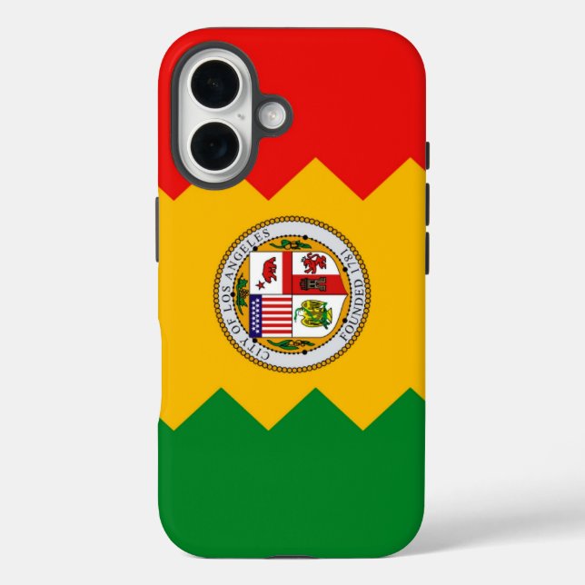 Funda de Apple iPhone 16 Mate con la bandera de Lo (Reverso )