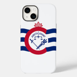 Funda de Apple Patriótico Mate 14, bandera de Cinc