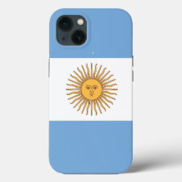 Funda de Apple Patriótico-Mate, bandera de Argenti