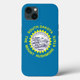 Funda de Apple Patriótico-Mate, bandera de Dakota 