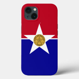 Funda de Apple Patriótico-Mate, bandera de Dallas