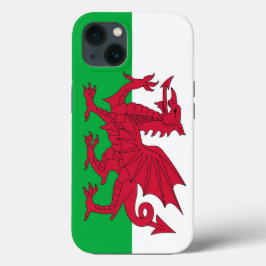 Funda de Apple Patriótico-Mate, bandera de Gales