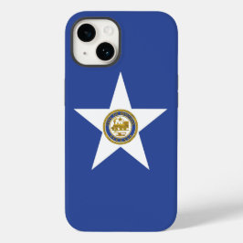 Funda de Apple Patriótico-Mate, Bandera de Houston