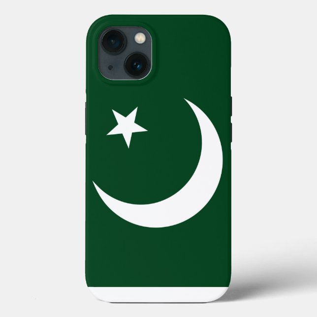 Funda de Apple Patriótico-Mate, bandera de Pakistá (Reverso )