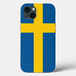 Funda de Apple Patriótico-Mate, bandera de Suecia