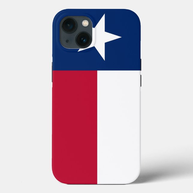 Funda de Apple Patriótico-Mate, bandera de Texas (Reverso )