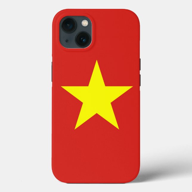 Funda de Apple Patriótico-Mate, bandera de Vietnam (Reverso )