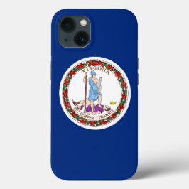 Funda de Apple Patriótico-Mate, bandera de Virgini