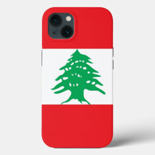Funda de Apple Patriótico-Mate, bandera del Líbano