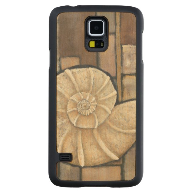 Funda De Arce Para Galaxy S5 De Carved Olmo Shell (Reverso)